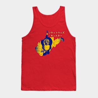 WV Monster #5 Blue and Gold Japan Tank Top